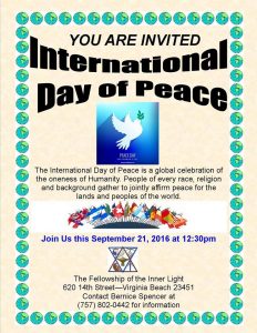 International Day of Peace