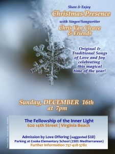 Christmas Presence Concert Sunday Dec 16